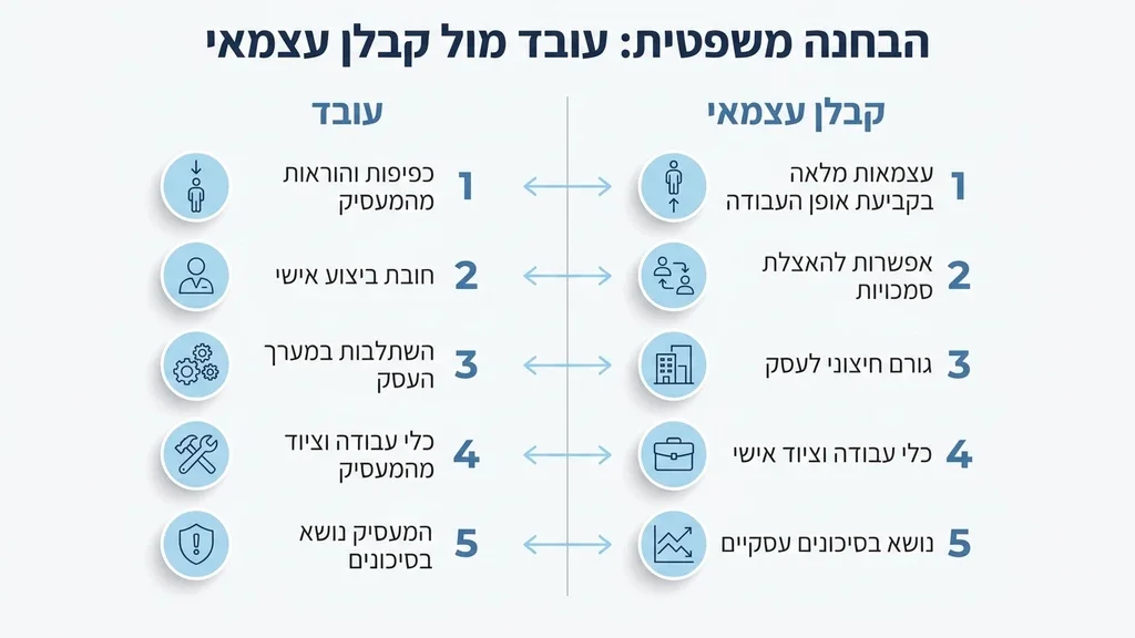 נוצר על ידי מודל בינה מלאכותית Gemini Pro חוזה עבודה וסביבת עבודה מקצועית משרדית
